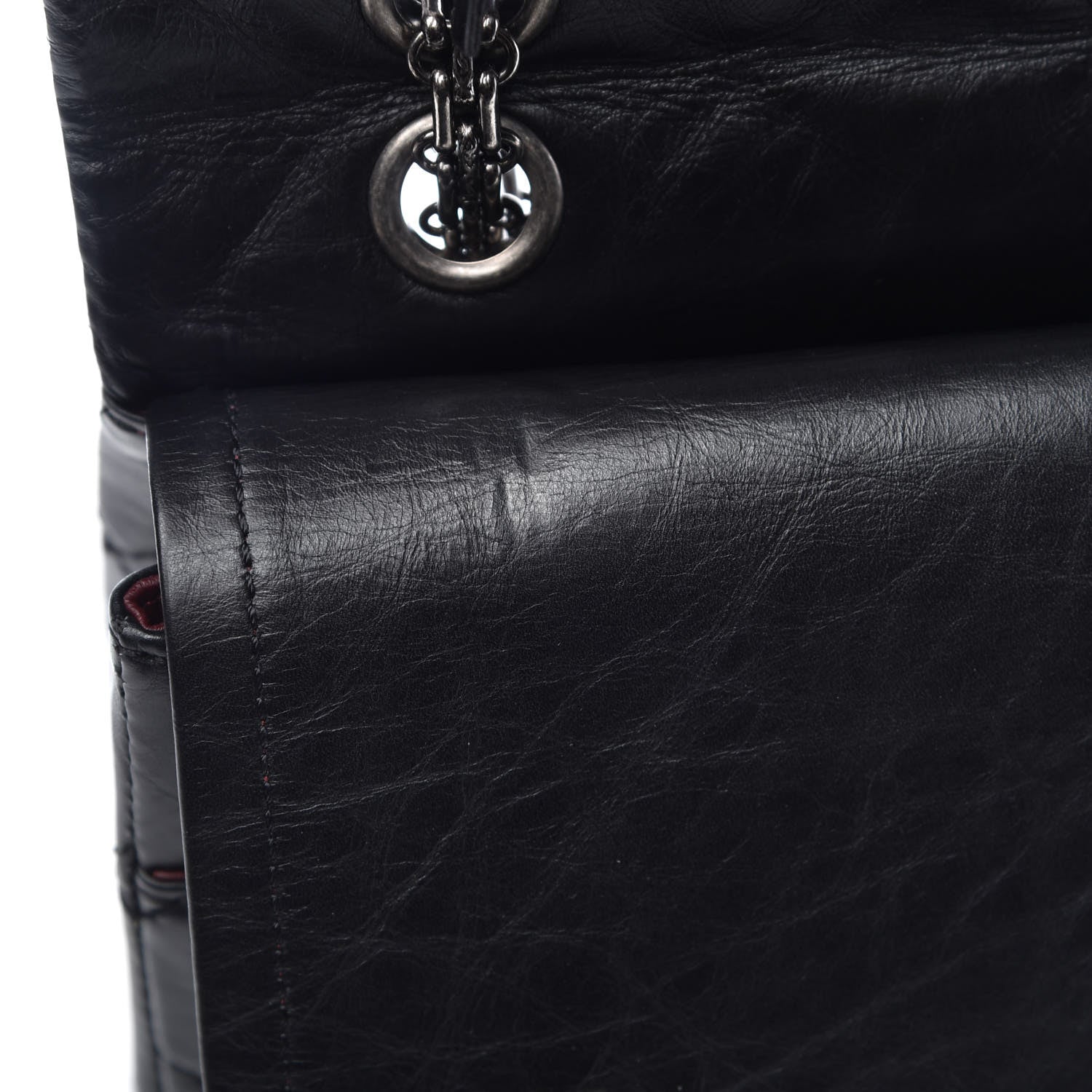 Chanel Aged Calfskin Quilted 2.55 Reissue 227 Flap Black 11 of 13