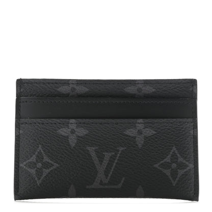 Louis Vuitton Monogram Eclipse Porte-Cartes Double Card Holder 1 of 7