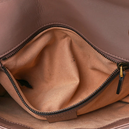 Gucci Calfskin Matelasse Small GG Marmont Shoulder Bag Porcelain Rose 6 of 13