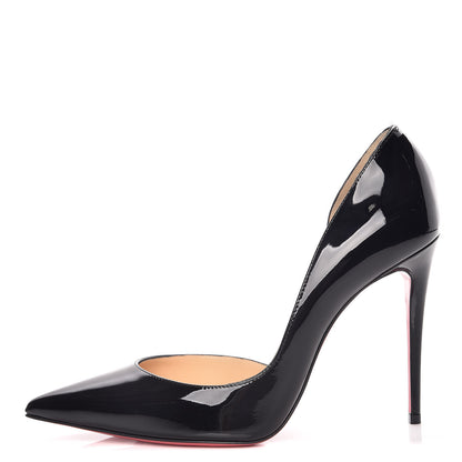 Christian Louboutin Patent Iriza 100 Pumps 37.5 Black 1 of 11