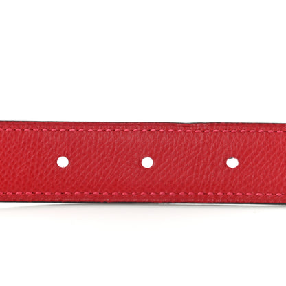 Hermes Swift Epsom 24mm Martelee H Belt 90 Black Rouge Casaque 4 of 5
