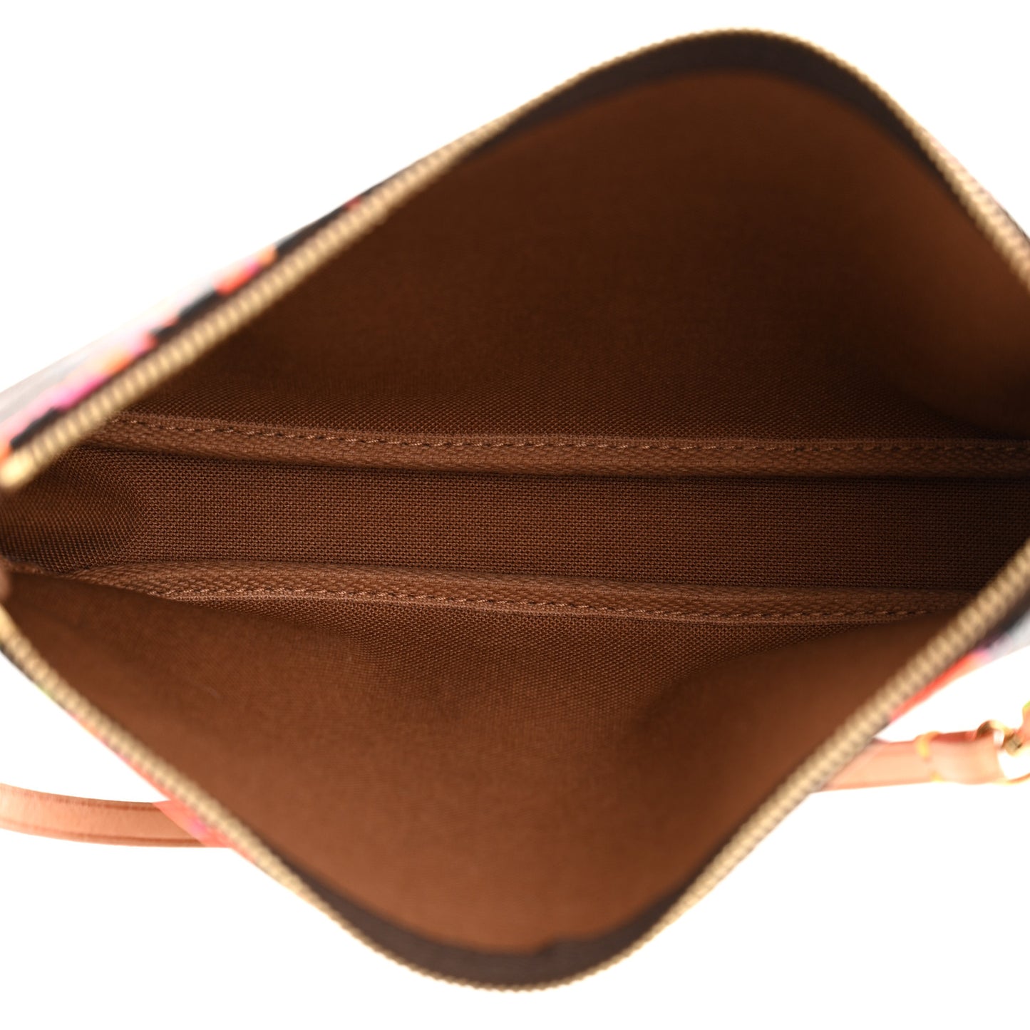 LOUIS VUITTON Monogram Roses Pochette Accessories Long Strap