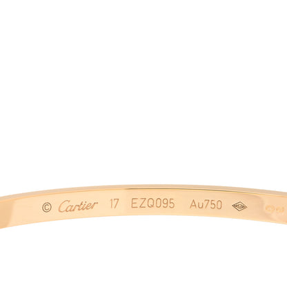 Cartier 18K Yellow Gold Small LOVE Bracelet 17 3 of 5