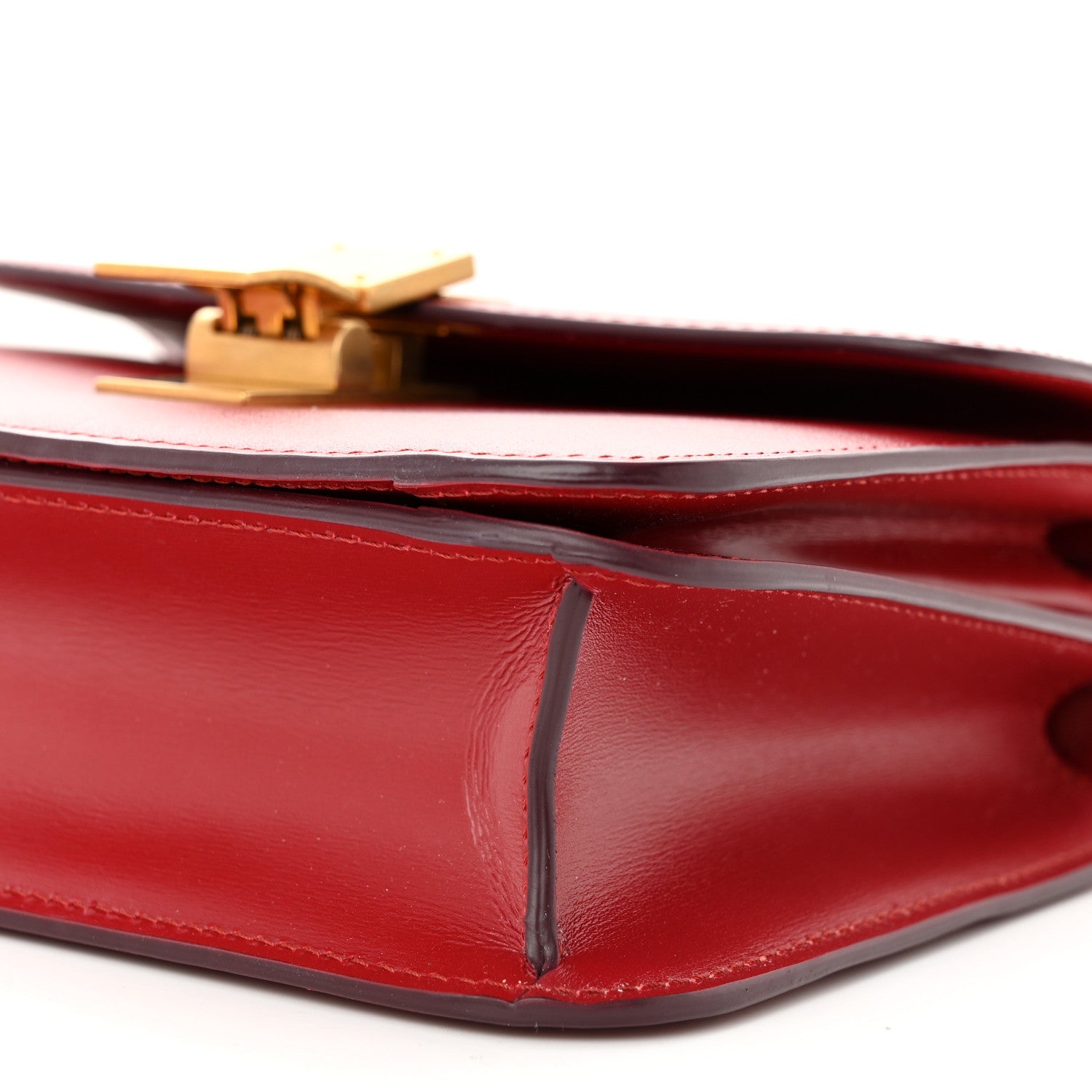 Celine Box Calfskin Teen Classic Box Flap Bag Red 10 of 11