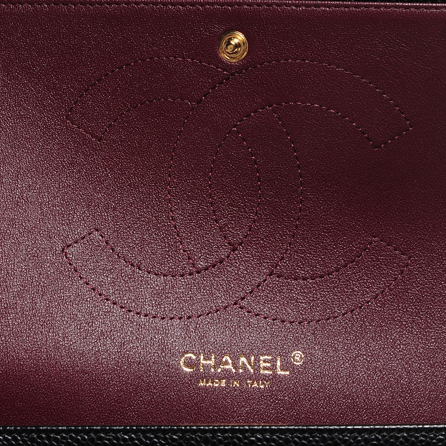 Chanel Caviar Quilted Jumbo Double Flap Black 6 of 9