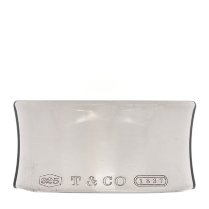 Tiffany Sterling Silver Wide 1837 Cuff Bracelet 1 of 3