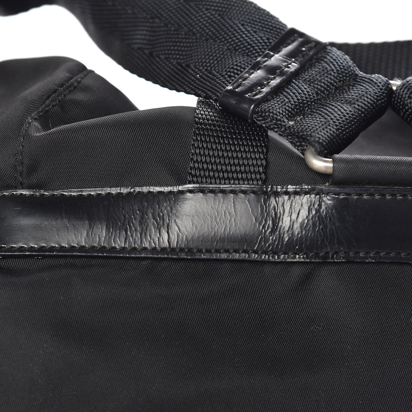 Nylon Vela Medium Backpack Black
