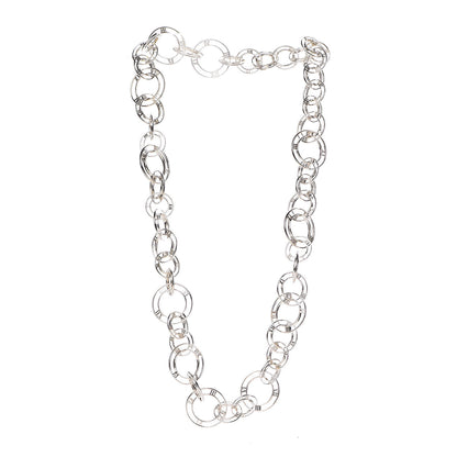 Tiffany Sterling Silver Atlas Link Necklace 3 of 5