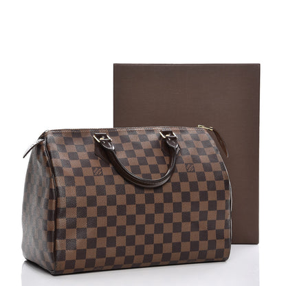 Louis Vuitton Damier Ebene Speedy 30 12 of 12