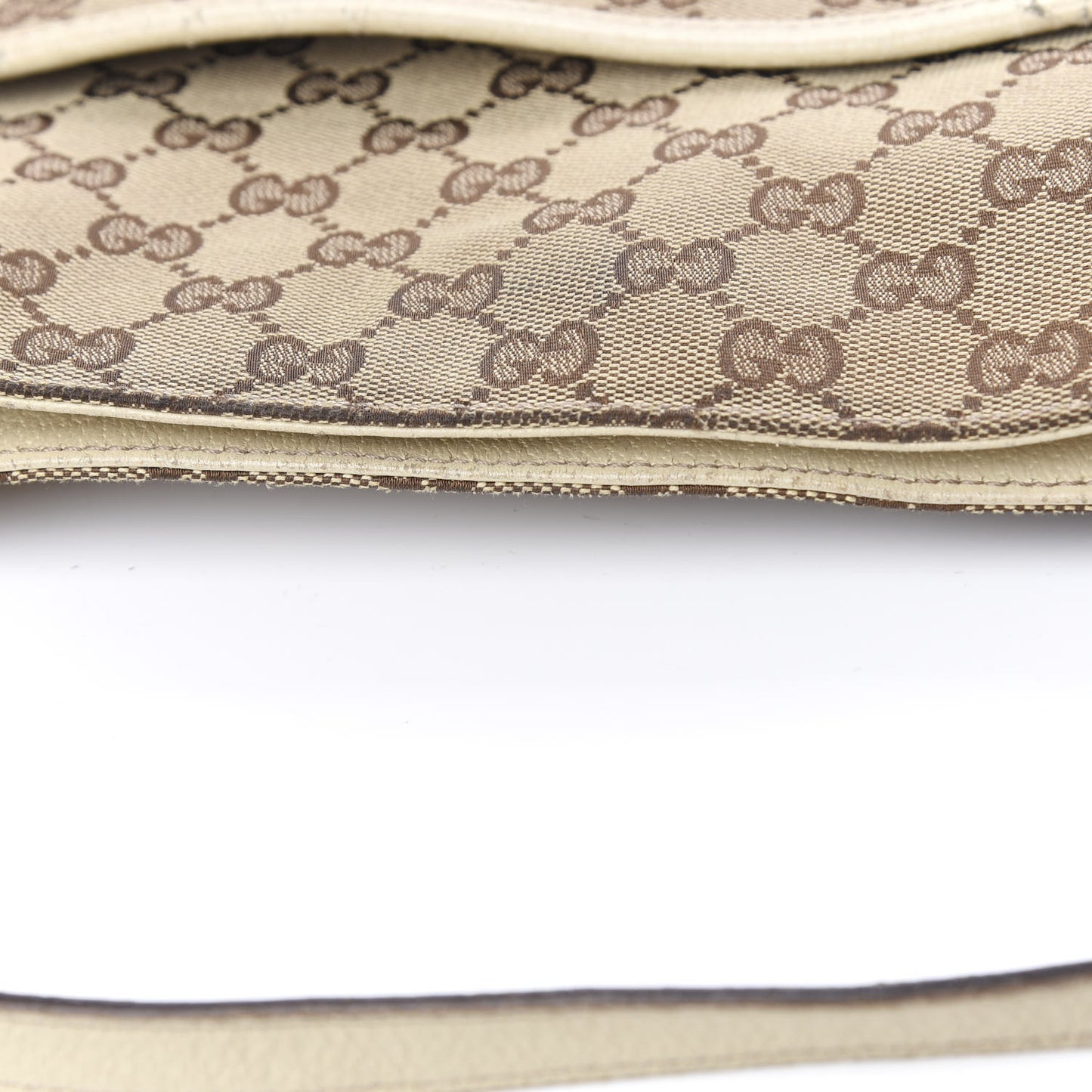 Monogram Medium Eclipse Shoulder Bag Off White