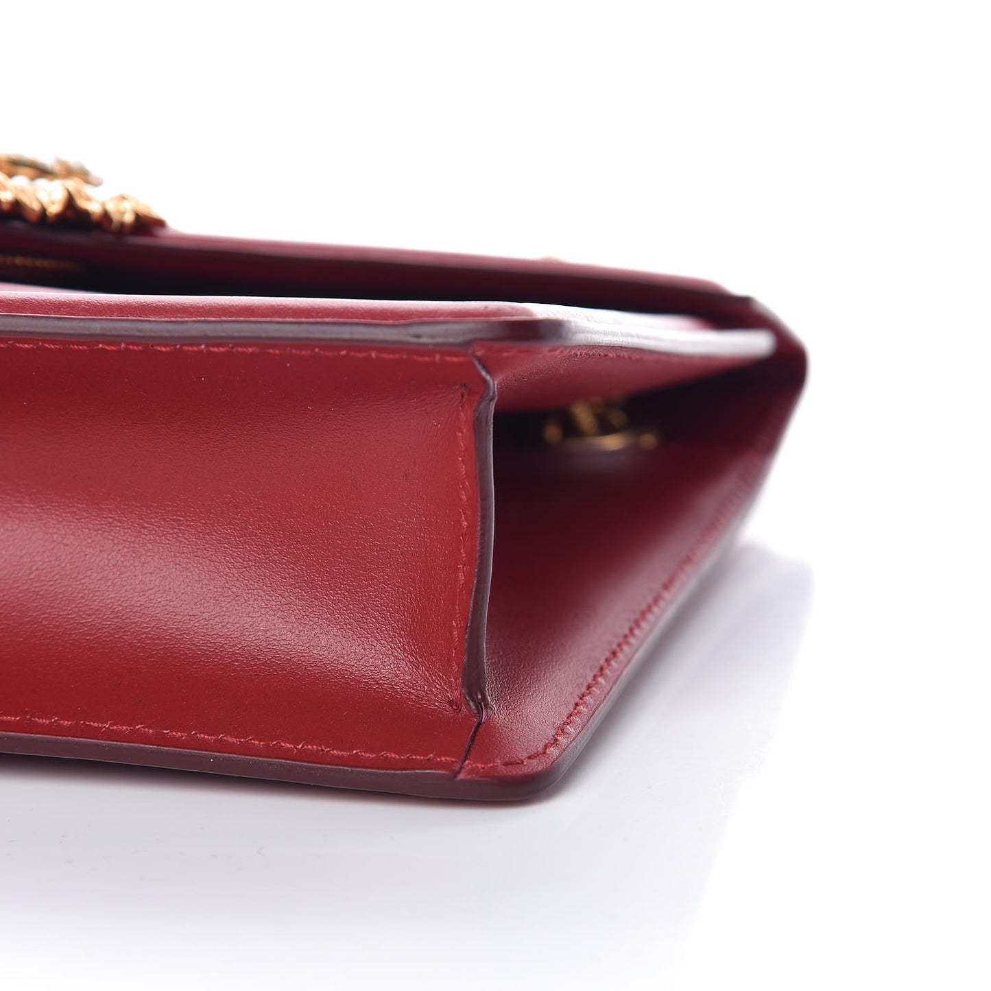 Smooth Calfskin Medium Devotion Crossbody Bag Poppy Red