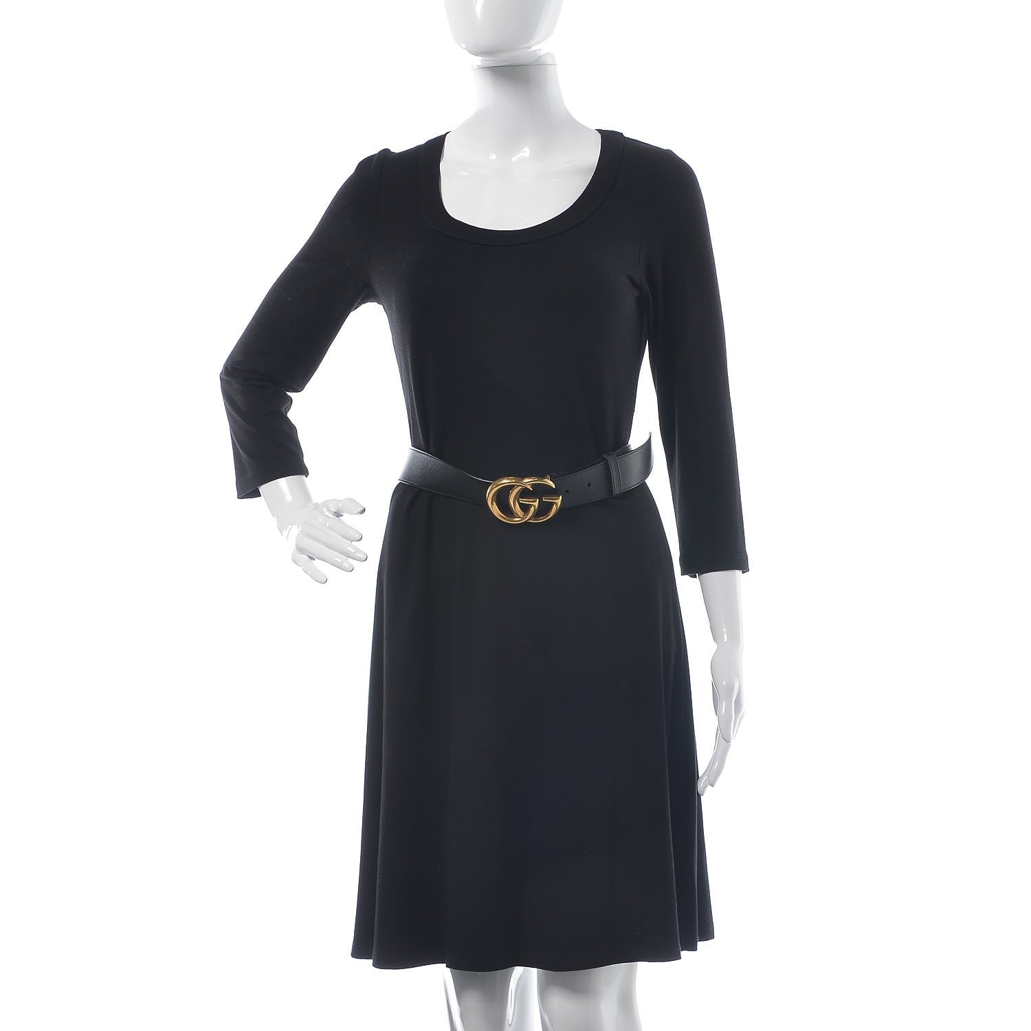 Gucci Calfskin Double G 40mm Belt 120 48 Black 2 of 6