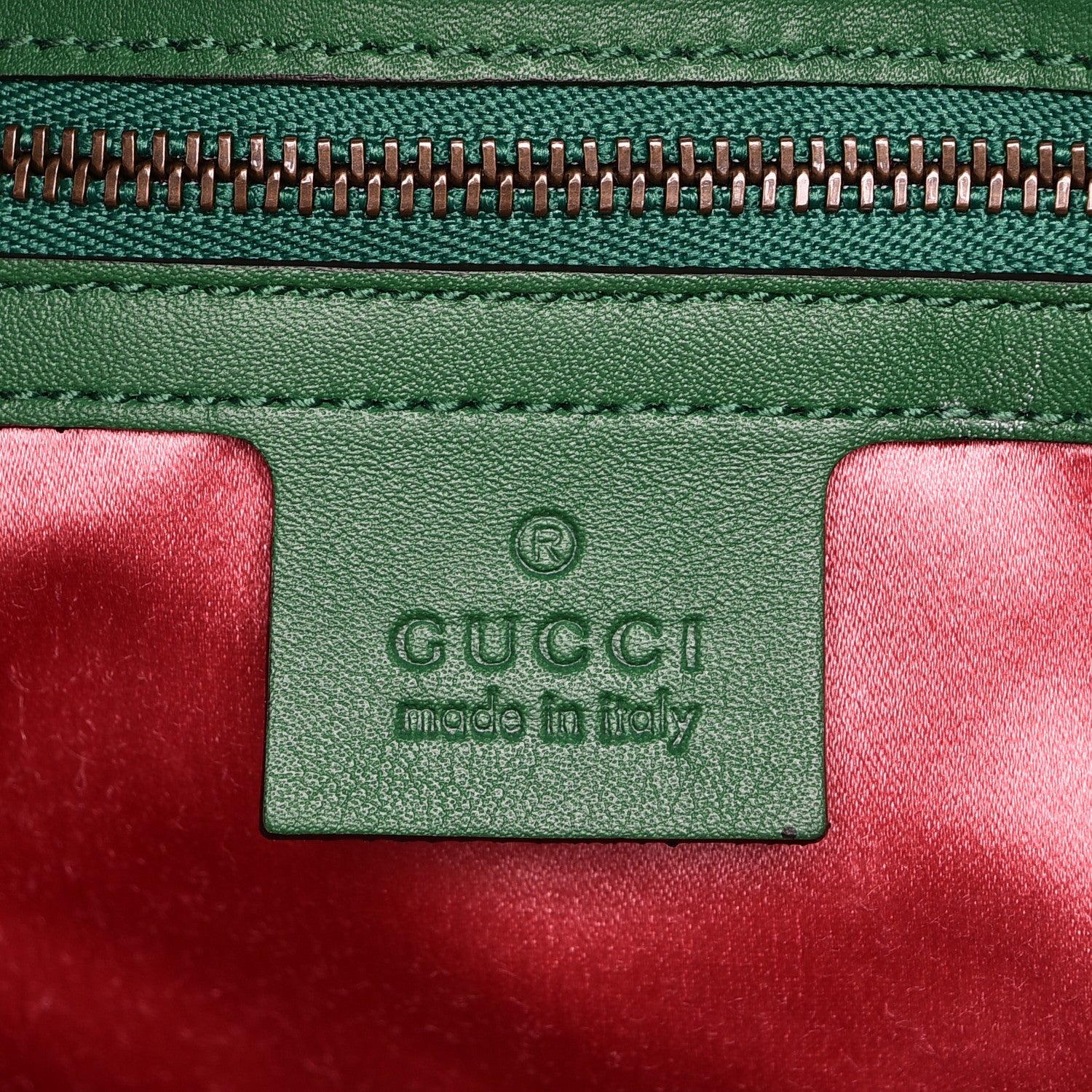 Gucci Jacquard Matelasse Floral Medium GG Marmont Shoulder Bag Green 6 of 8