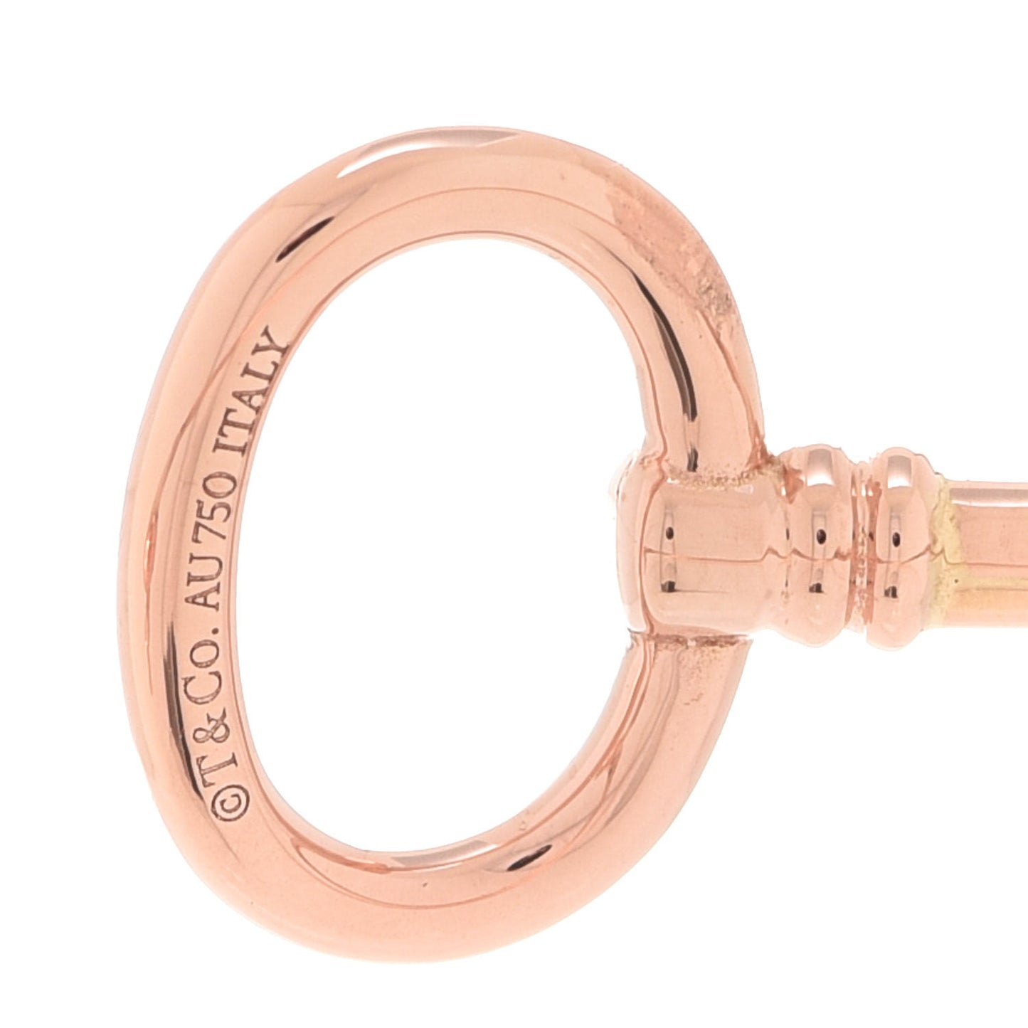 18K Rose Gold Keys Wire Bracelet