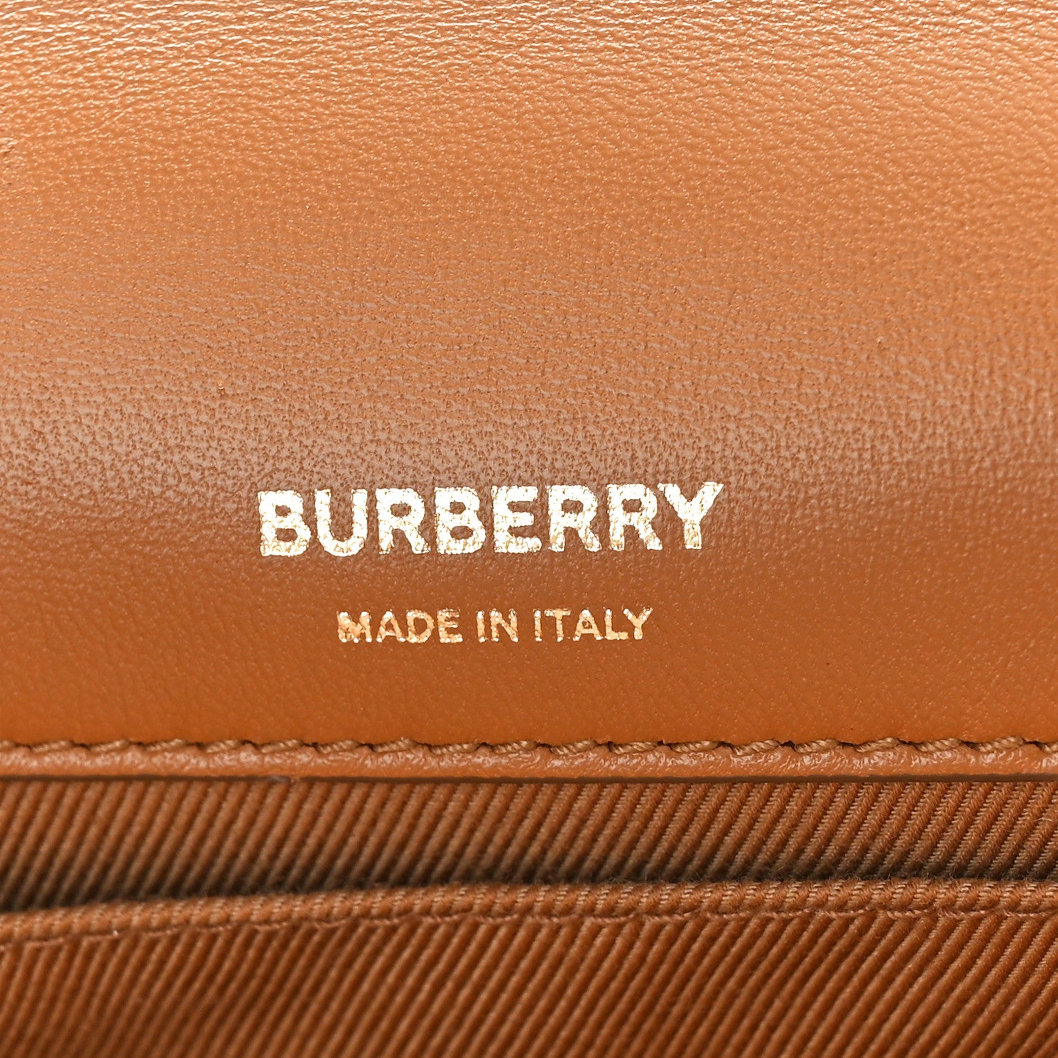 Burberry Lambskin Quilted Small Lola Bag Maple Brown 6 of 9