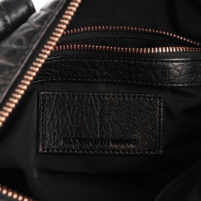 Alexander Wang Pebbled Lambskin Rocco Black Pale Gold Hardware 6 of 8