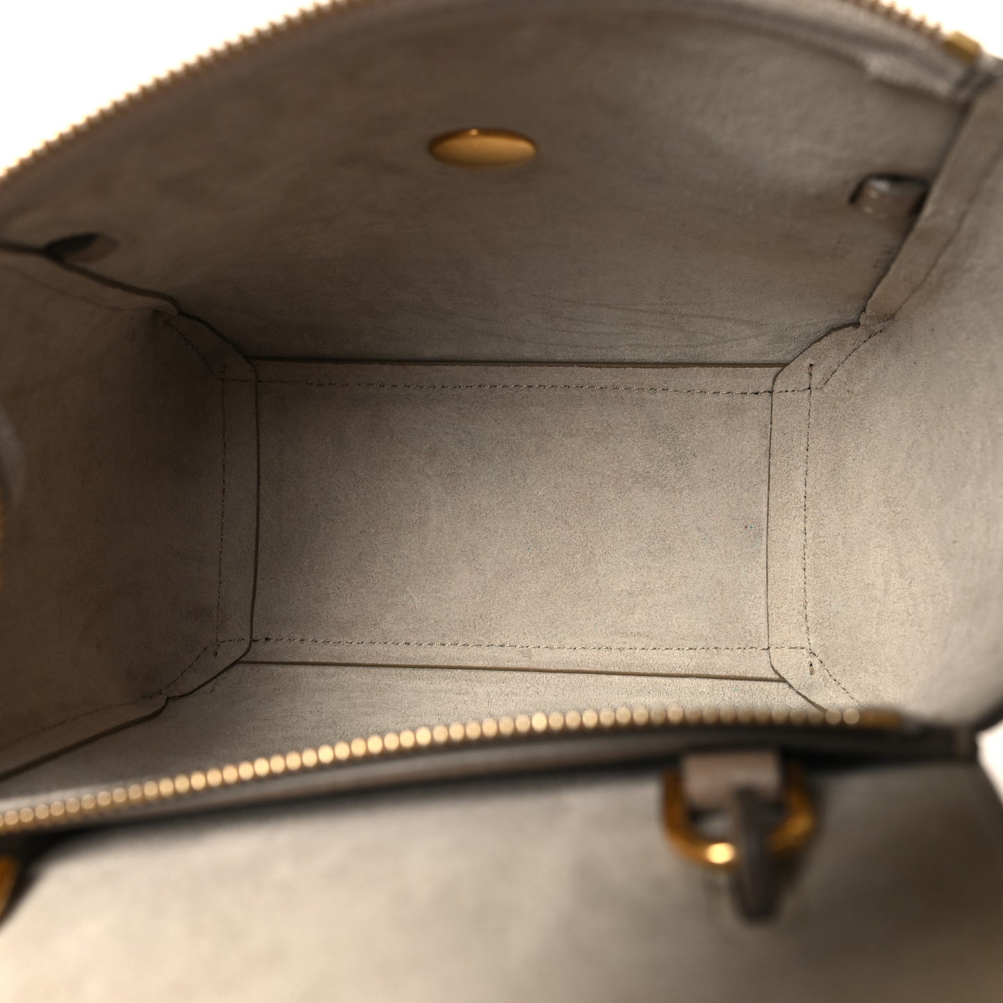 Grained Calfskin Nano Belt Bag Light Taupe