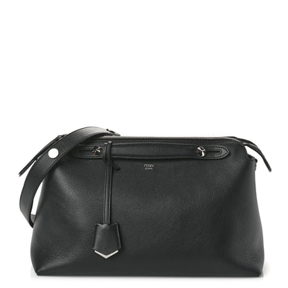 Fendi Vitello Dolce Large By The Way Boston Bag Black 1 of 10