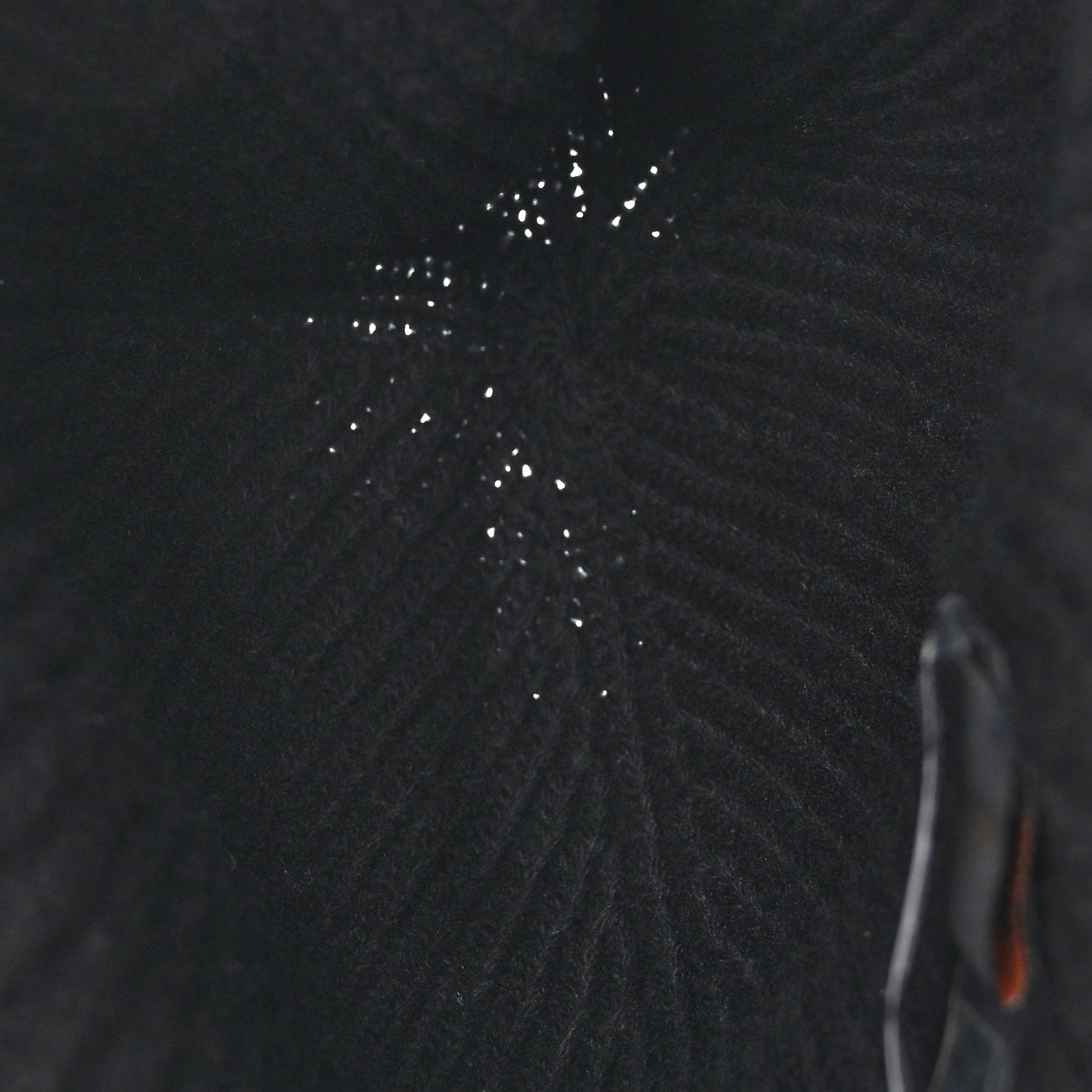 Wool LV initials Monogram Beanie Hat Black