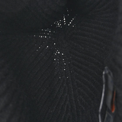 Louis Vuitton Wool LV initials Monogram Beanie Hat Black 4 of 5