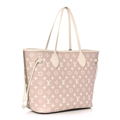 Louis Vuitton Empreinte Monogram Spring In The City Neverfull MM Kaki Beige Cream 3 of 9