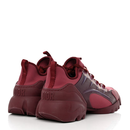 Christian Dior Neoprene Rubber Womens D-Connect Sneakers 38.5 Mallow Rose 4 of 8