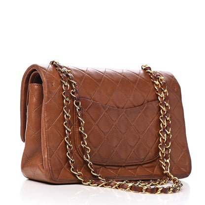 Chanel Lambskin Quilted Medium Double Flap Brown 3 of 17