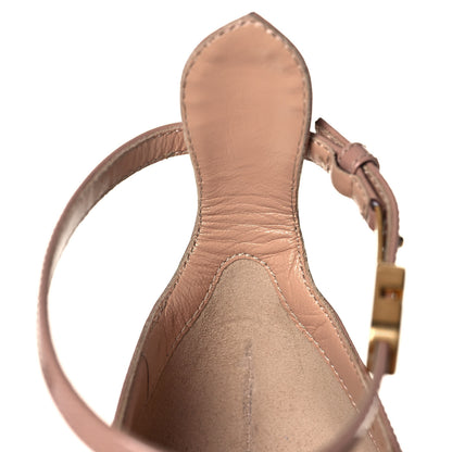 Valentino Garavani Patent Tan-Go 55/155mm Platform Pumps 38 Rose Cannelle 9 of 11