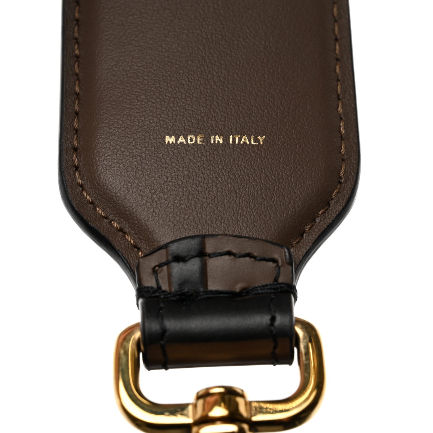 Calfskin FF 1974 Embossed Mini Strap You Maya Black