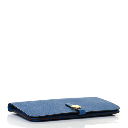 Hermes Togo Dogon Recto Verso Wallet Mykonos 4 of 7