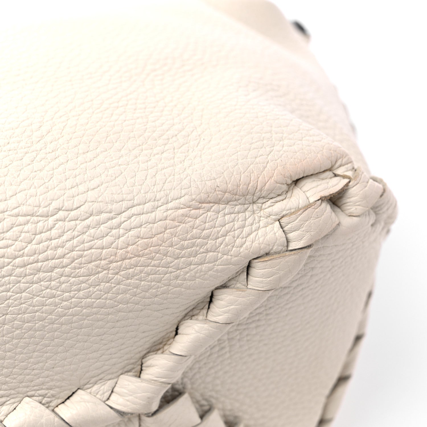 Bottega Veneta Cervo Deerskin Medium Shoulder Bag White 12 of 14