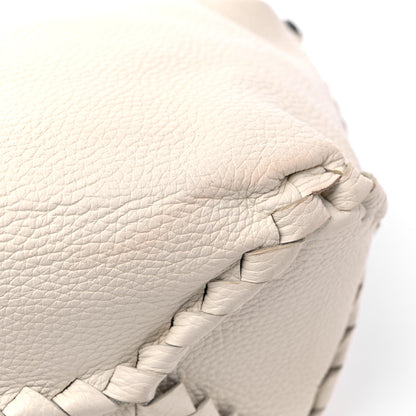Bottega Veneta Cervo Deerskin Medium Shoulder Bag White 12 of 14