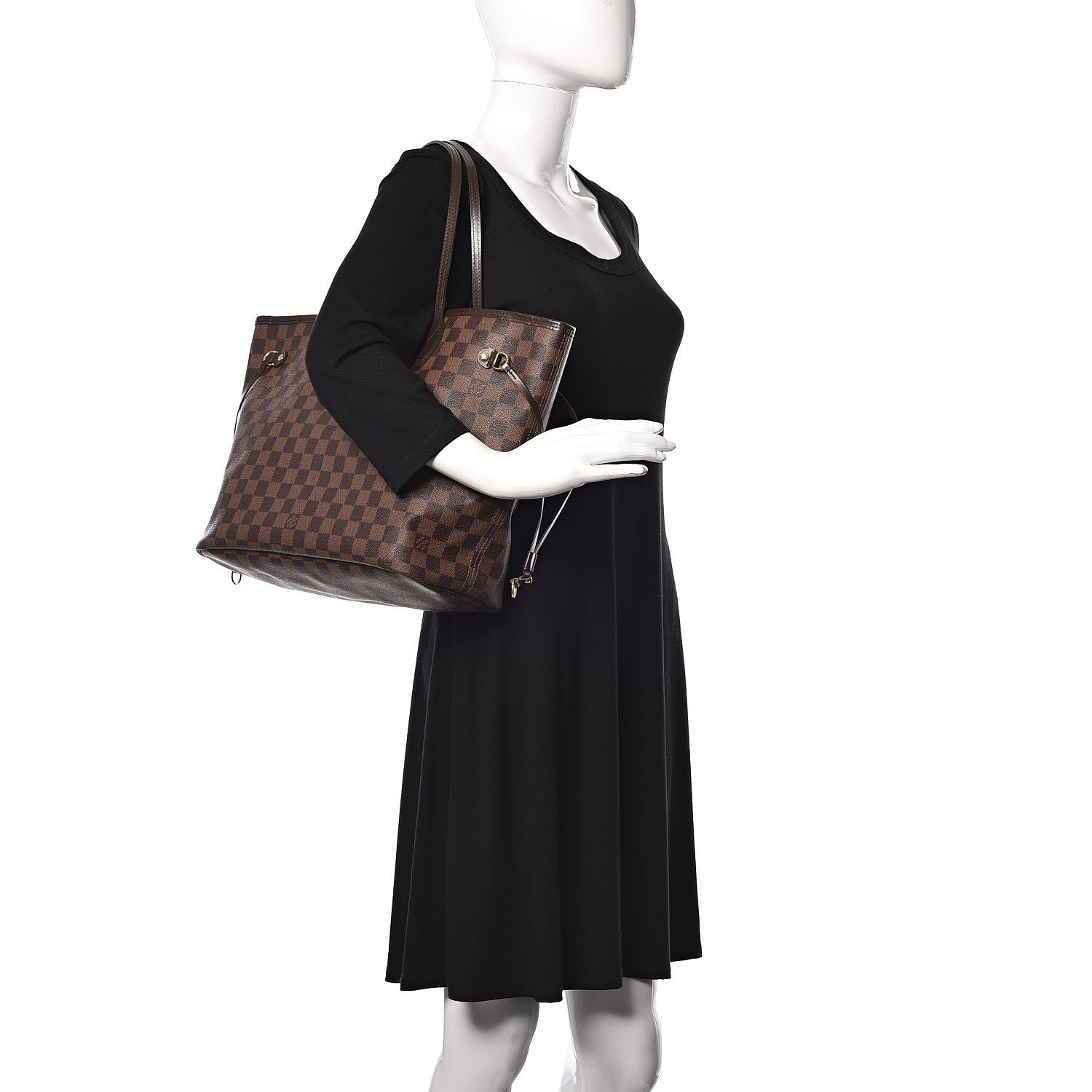 Louis Vuitton Damier Ebene Neverfull MM 2 of 22