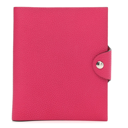 Hermes Togo Ulysse PM Notebook Cover Rose Mexico 1 of 7