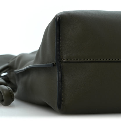 Loewe Nappa Medium Flamenco Knot Bag Khaki Green 9 of 11