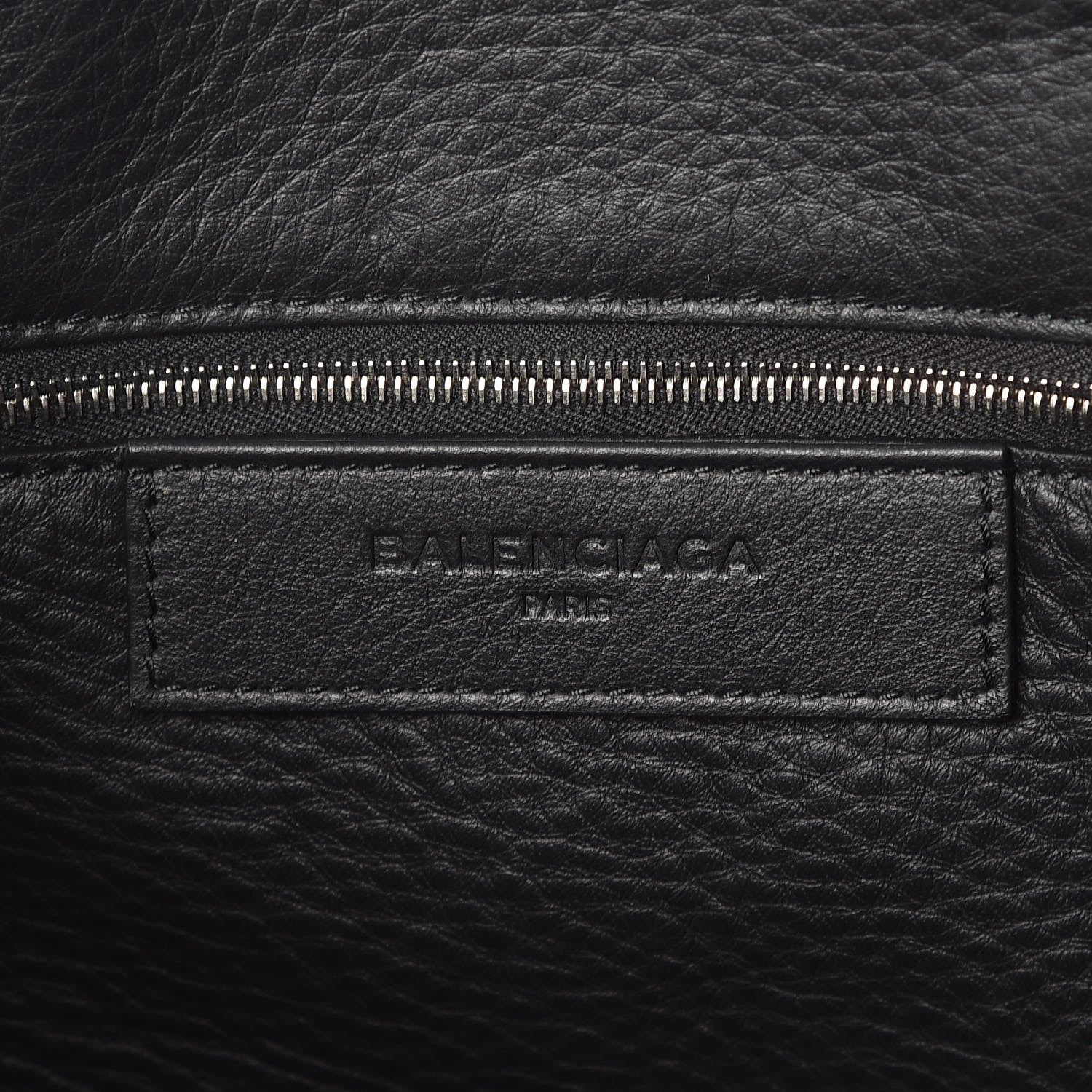 Balenciaga Veau Papier B4 Zip Around Tote Black 6 of 9