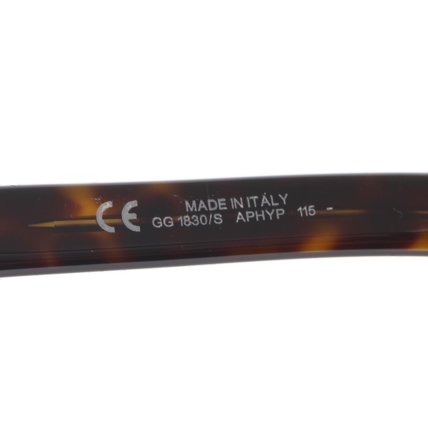 Gucci Mens Tortoise Shell Sunglasses 1830S 7 of 10