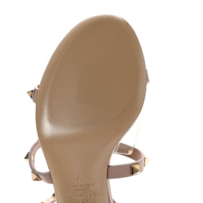 Valentino Garavani Calfskin Rockstud 60mm City Sandals 36 Poudre 11 of 13