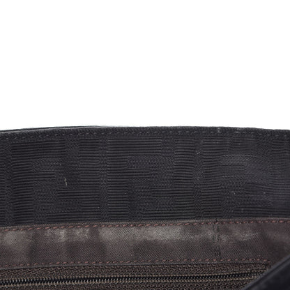 Fendi Zucca Enamel Mia Shoulder Flap Black 8 of 14
