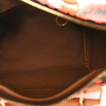 Louis Vuitton Monogram Graffiti Speedy 30 Orange 5 of 10