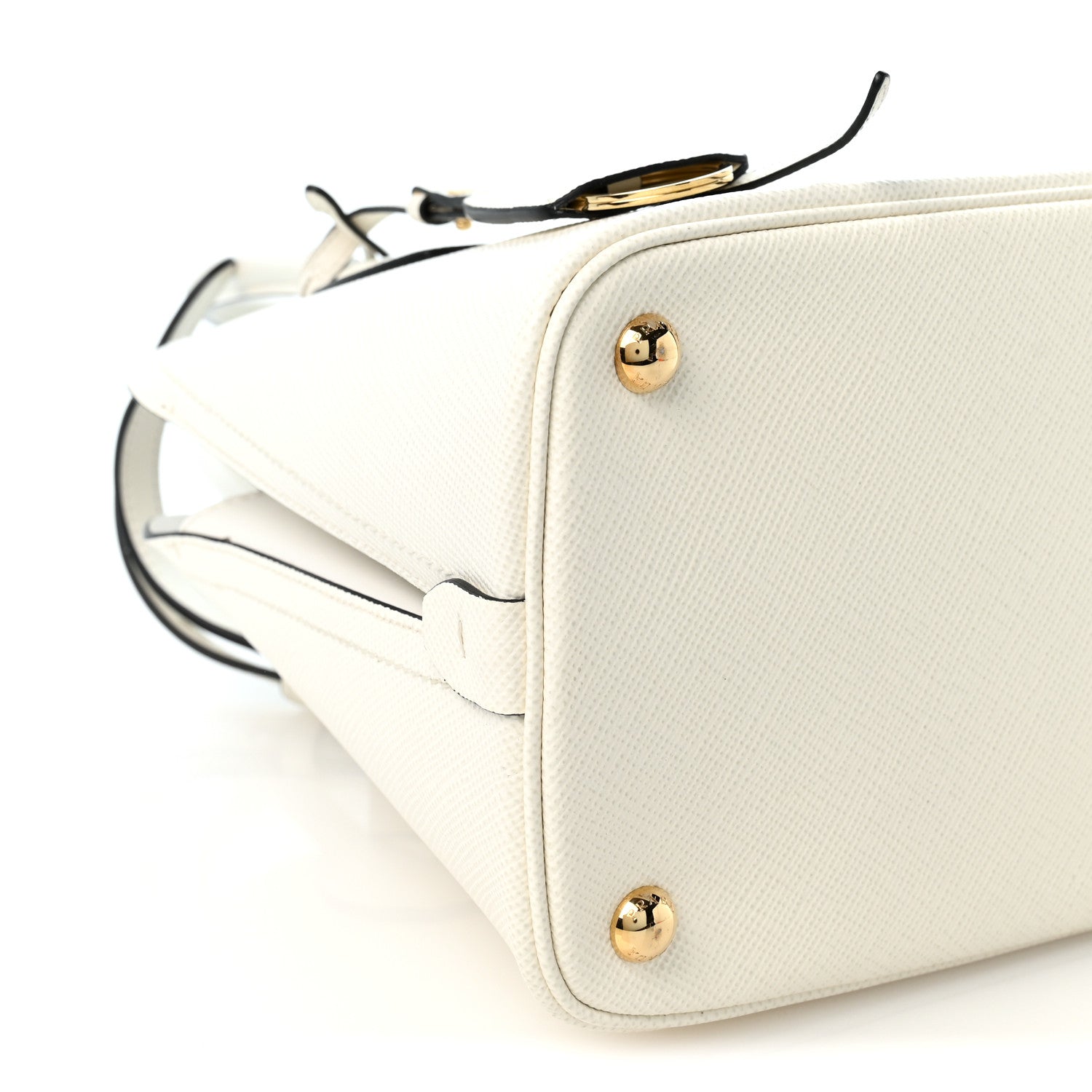 Prada Saffiano Cuir Calfskin Promenade Tote Bianco 8 of 10