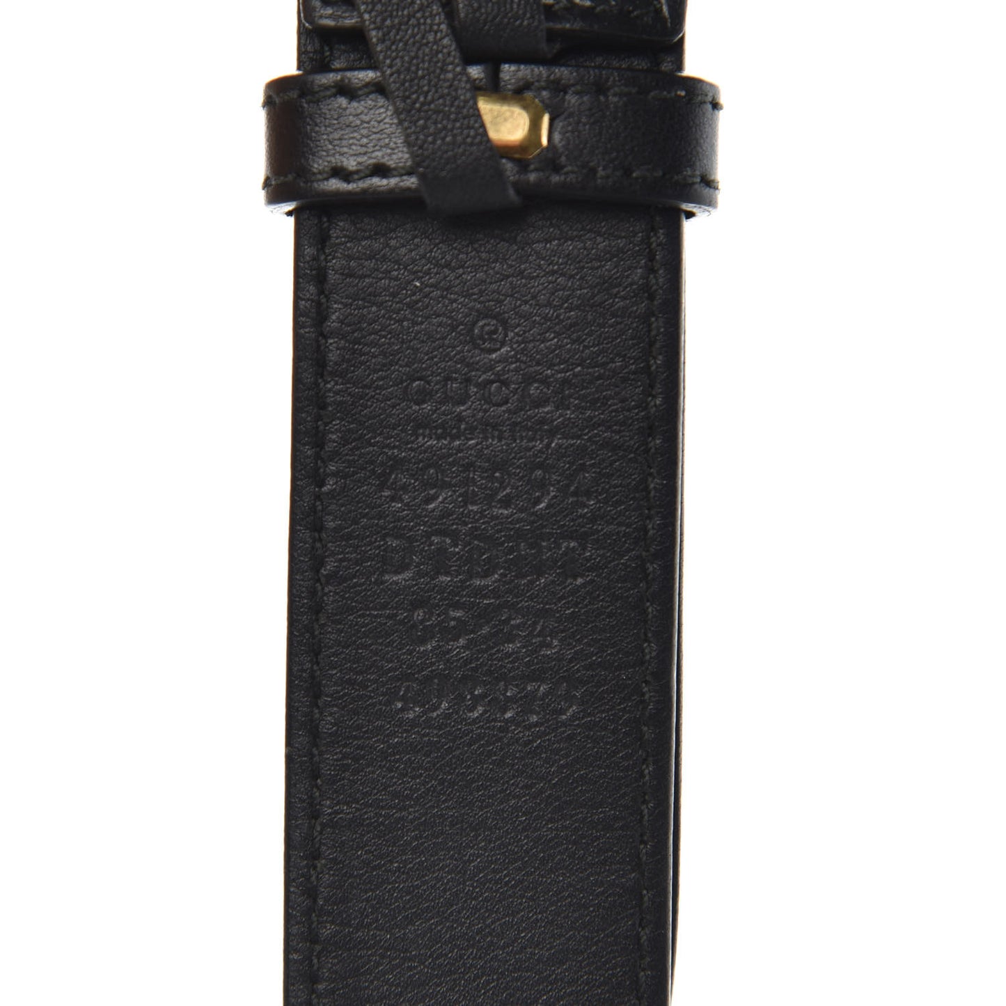 Calfskin Matelasse Animal Studs GG Marmont Belt Bag 85 34 Black