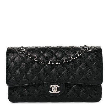 Chanel Caviar Quilted Medium Double Flap Black 1 of 11