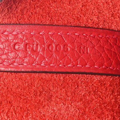 Hermes Taurillon Clemence Picotin Lock 22 MM Rouge Vif 7 of 10