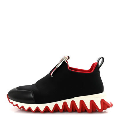 Christian Louboutin Neoprene Tiketa Flat Sneakers 40 Black 1 of 9