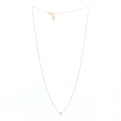 Cartier 18K Pink Gold Diamond XS D'Amour Pendant Necklace 2 of 4
