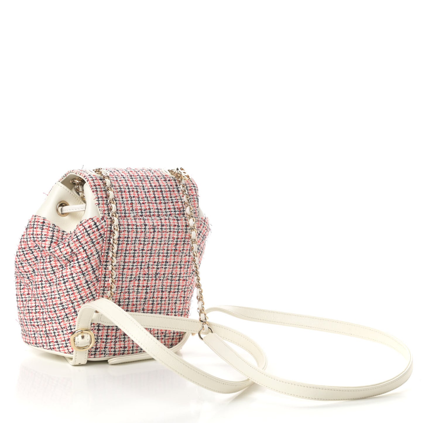 Tweed CC Mania Backpack Black Red White
