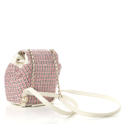 Chanel Tweed CC Mania Backpack Black Red White 3 of 10