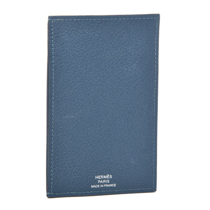 Hermes Togo Epsom Swift Mysore Rooroo 3CC Card Holder Vert Bosphore Amande Kraft Deep Bleu 2 of 8