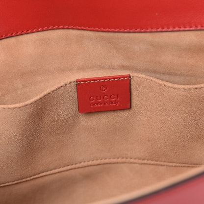 Gucci Calfskin Maxi Sylvie Clutch Red 6 of 6